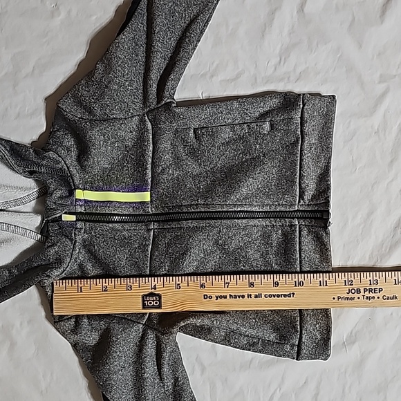 Athletic Works Size 12 Months Gray Zippered Hoodie with Pockets Used - Picture 12 of 13